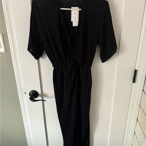 All in Favor Black Maxi Dress